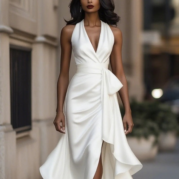 Robe courte glamour décolleté - Chic&Shines
