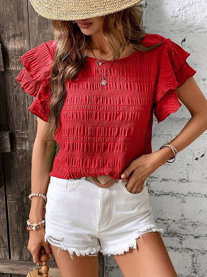 Haut à manches volantes - Chic&Shines