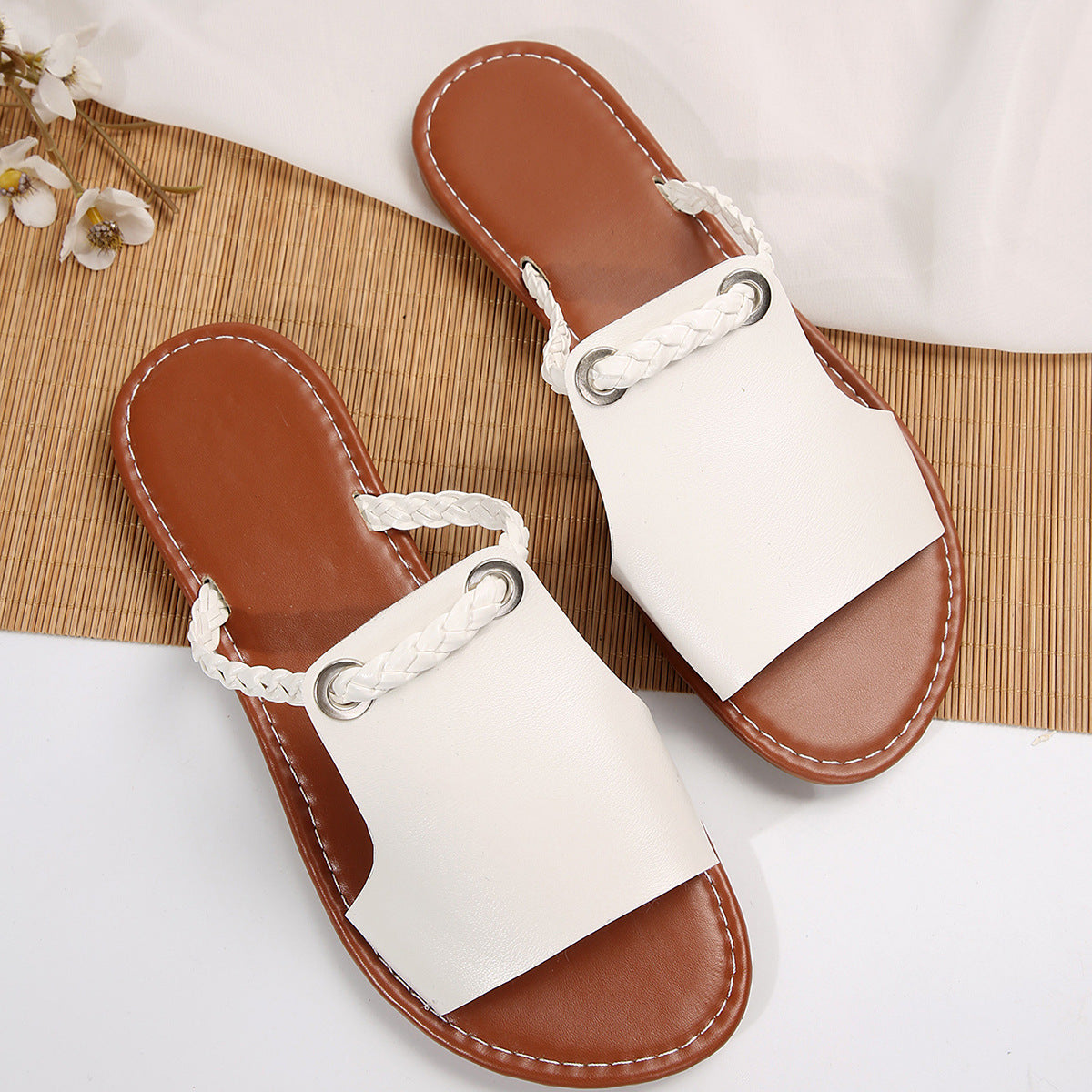 Sandales tissés élégance et confort au quotidien - Chic&Shines