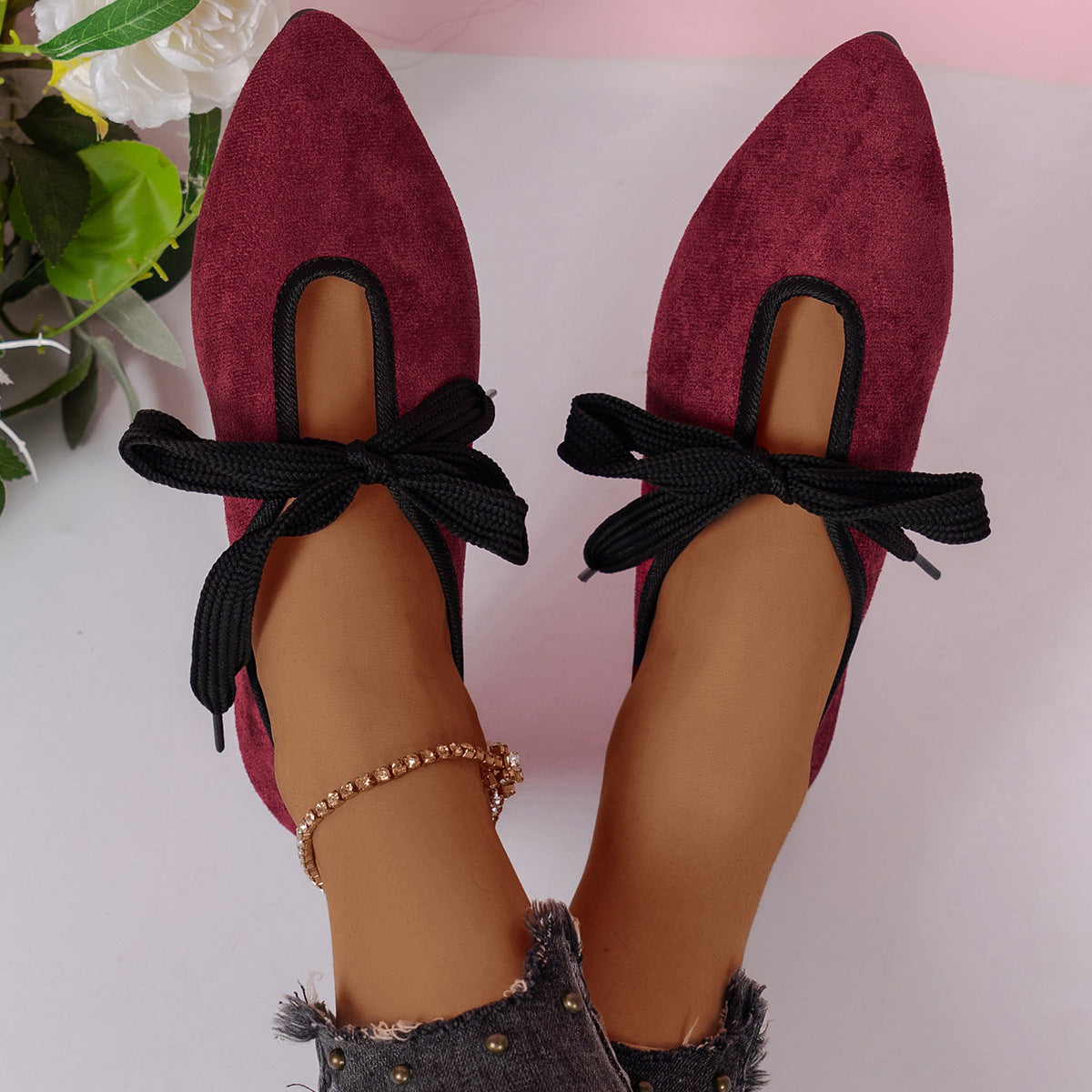 Chaussures plates décontractées Nœud - Chic&Shines