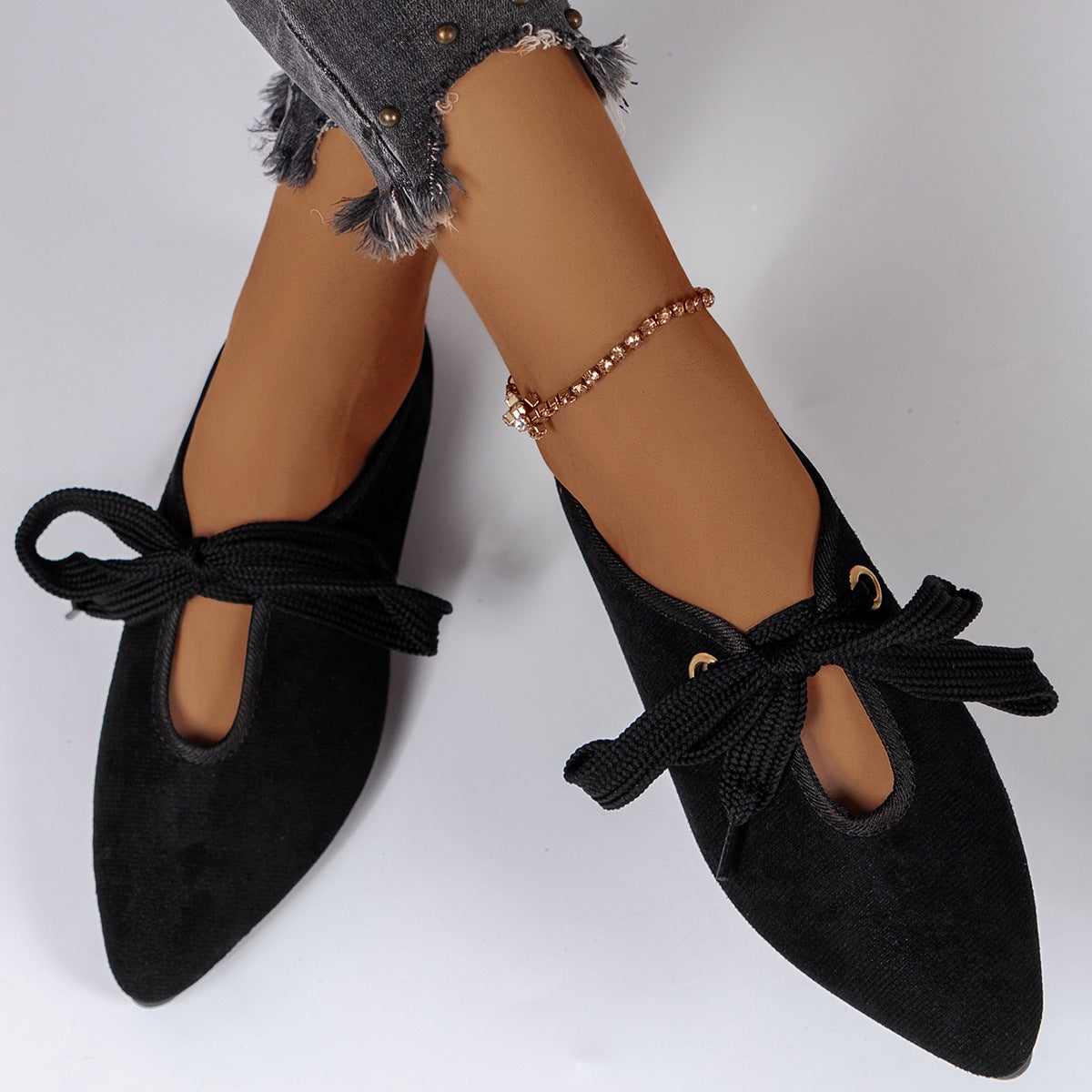 Chaussures plates décontractées Nœud - Chic&Shines