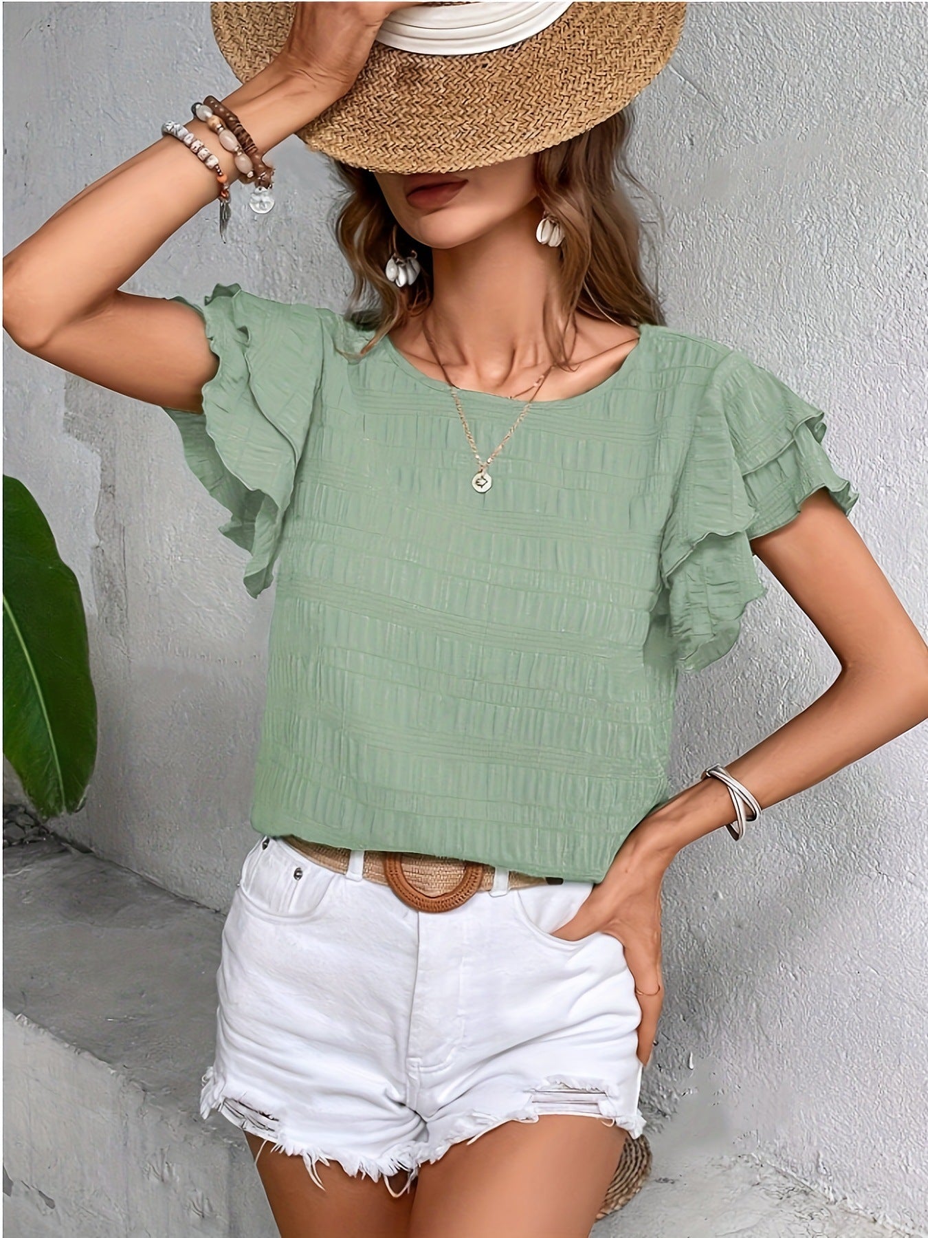 Haut à manches volantes - Chic&Shines