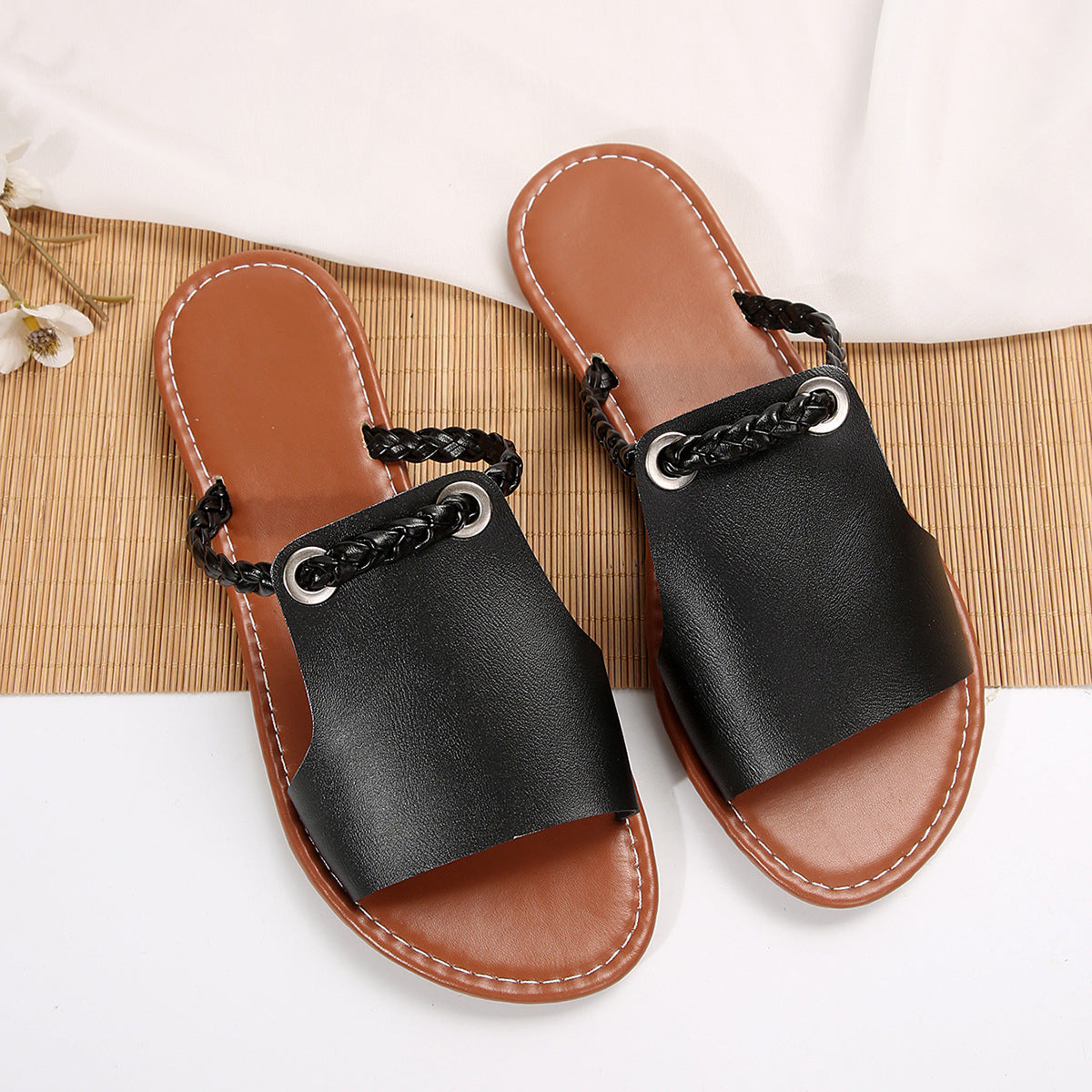 Sandales tissés élégance et confort au quotidien - Chic&Shines