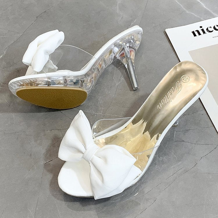 Sandales à talons hauts et nœud papillon - Chic&Shines