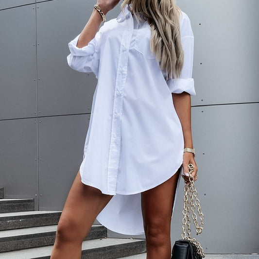 Chemise Longue A Manches Longues - Chic&Shines