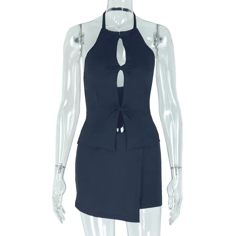 Ensemble haut bustier et sa jupe short - Chic&Shines