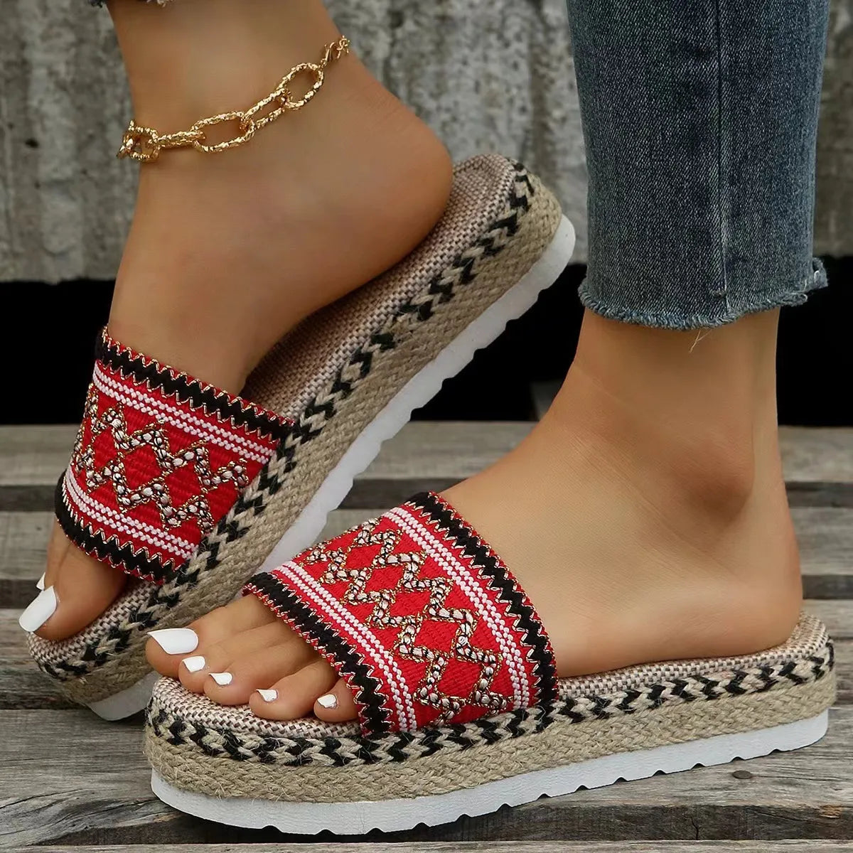Sandales compensées - Chic&Shines