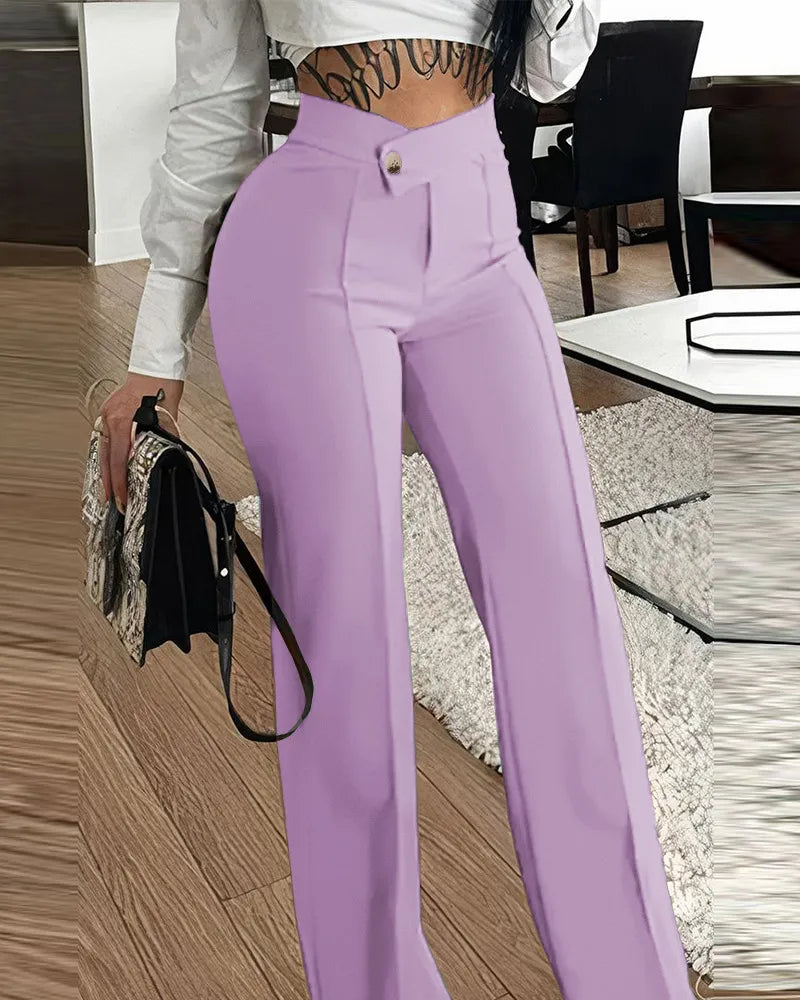 Pantalon taille haute - Chic&Shines