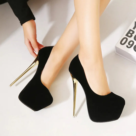 Talons aiguilles bout tond - Chic&Shines