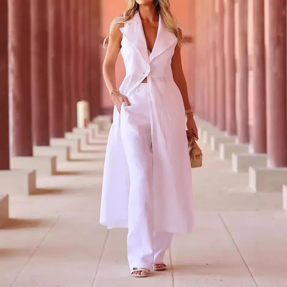 Ensemble haut sans manches et son pantalon - Chic&Shines
