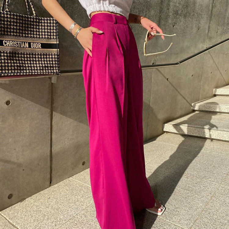 Pantalon Taille Haute Large - Chic&Shines