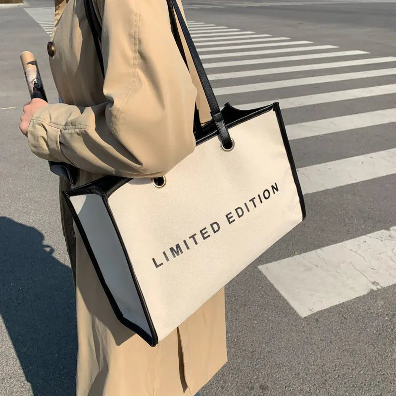 Sac grande capacité en toile imprimé - Chic&Shines
