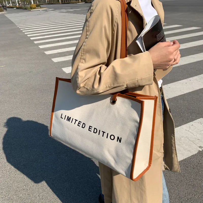 Sac grande capacité en toile imprimé - Chic&Shines