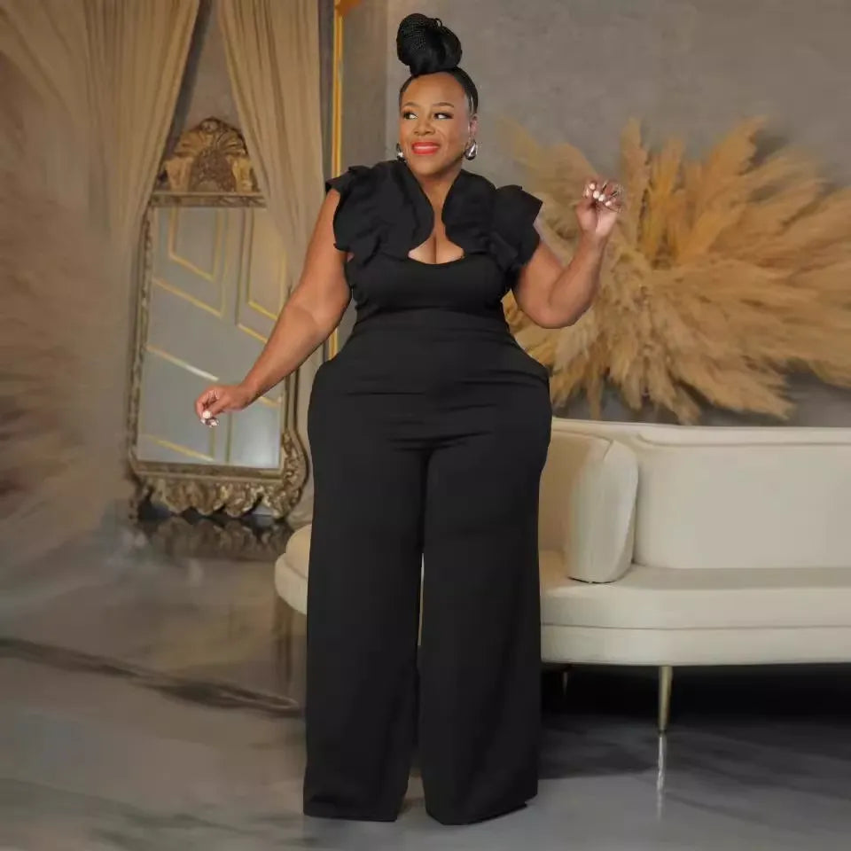 Combinaison pantalon à bretelles sans manches - Chic&Shines