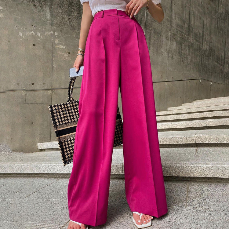 Pantalon Taille Haute Large - Chic&Shines