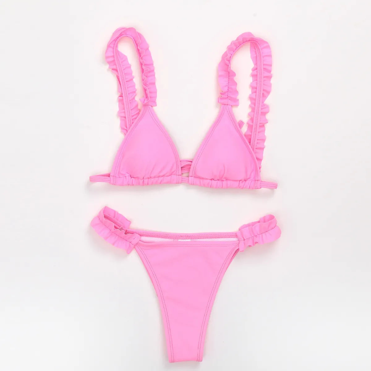 Maillot de bain bikini à volants - Chic&Shines