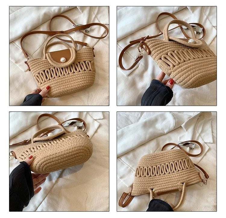 Sac À Main Tissé De Plage - Chic&Shines