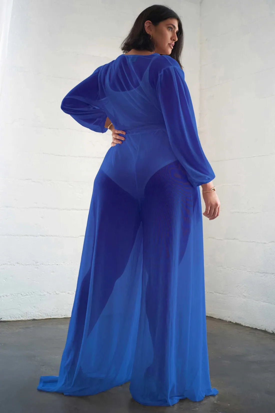 Combinaisons À Manches Longues Maille Transparente - Chic&Shines