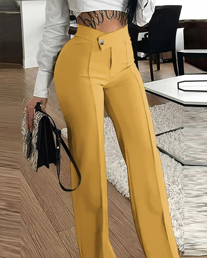 Pantalon taille haute - Chic&Shines