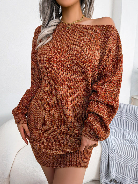 Robe Courte Tricotée Manches Lanternes - Chic&Shines