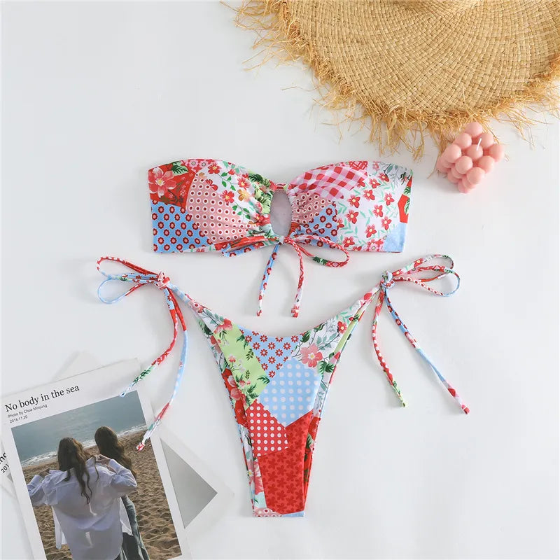 Maillot de bain bikini bustier - Chic&Shines