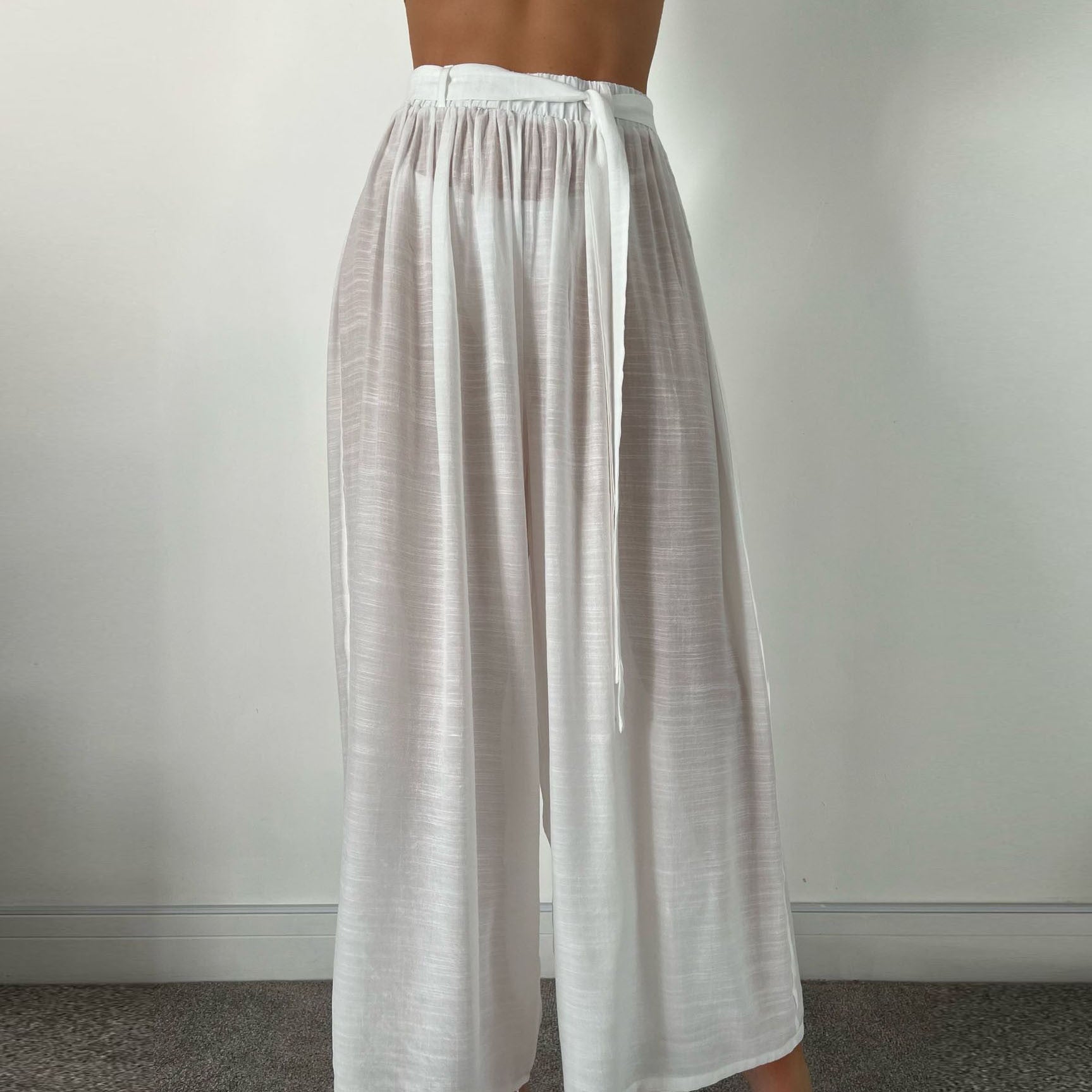 Pantalon De Plage Ample Transparent - Chic&Shines
