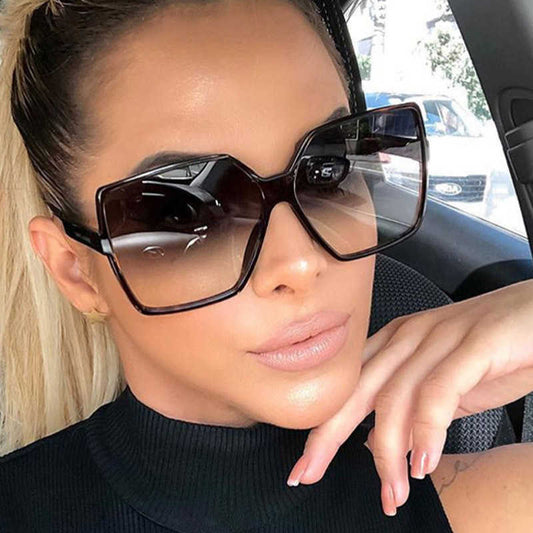 Lunettes de soleil oversized verre dégradé - Chic&Shines