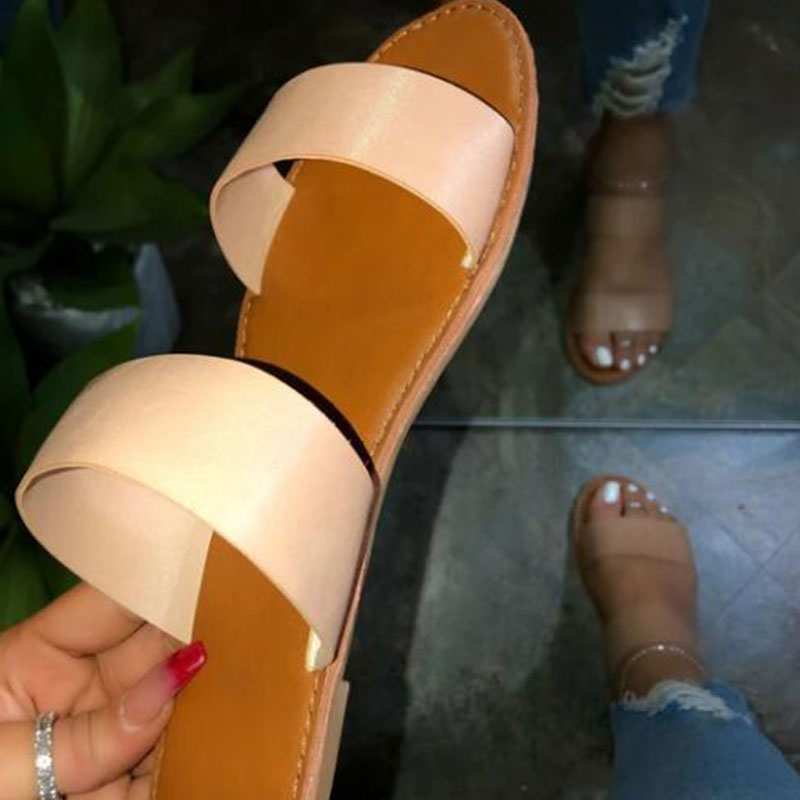 Sandale décontractée plate à brides - Chic&Shines