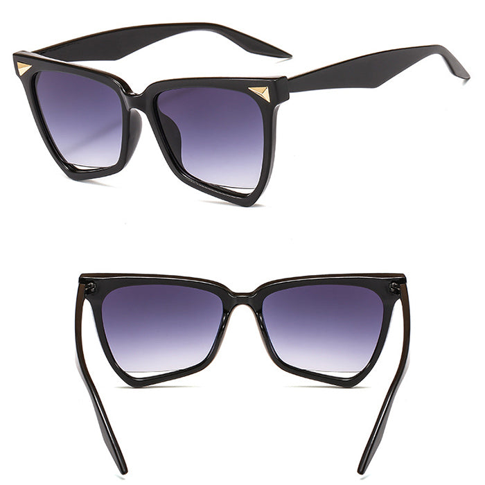 Gradient Color Lunettes de soleil à grande monture - Chic&Shines