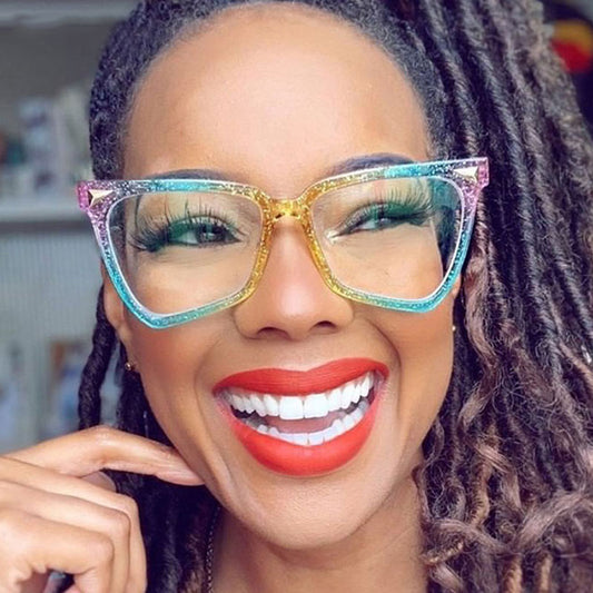 Gradient Color Lunettes de soleil à grande monture - Chic&Shines