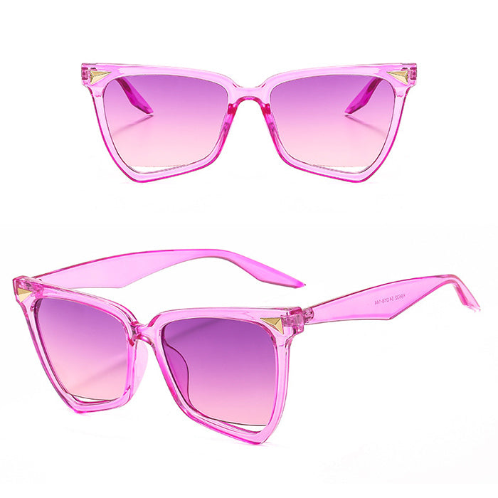 Gradient Color Lunettes de soleil à grande monture - Chic&Shines