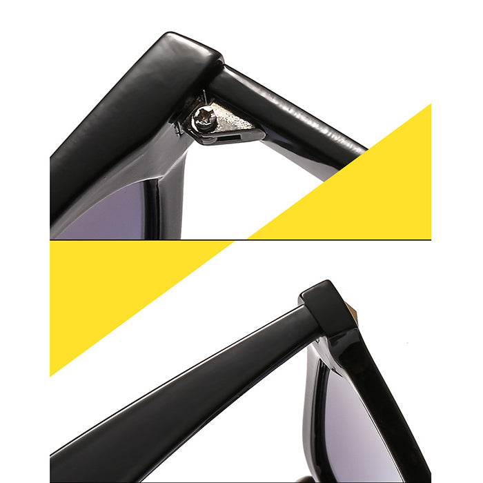 Gradient Color Lunettes de soleil à grande monture - Chic&Shines
