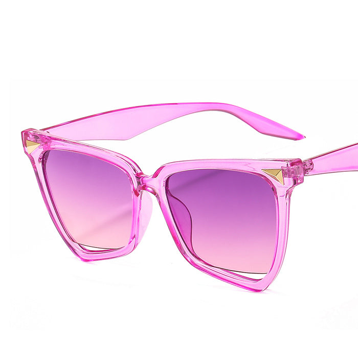 Gradient Color Lunettes de soleil à grande monture - Chic&Shines