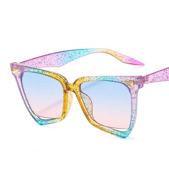 Gradient Color Lunettes de soleil à grande monture - Chic&Shines