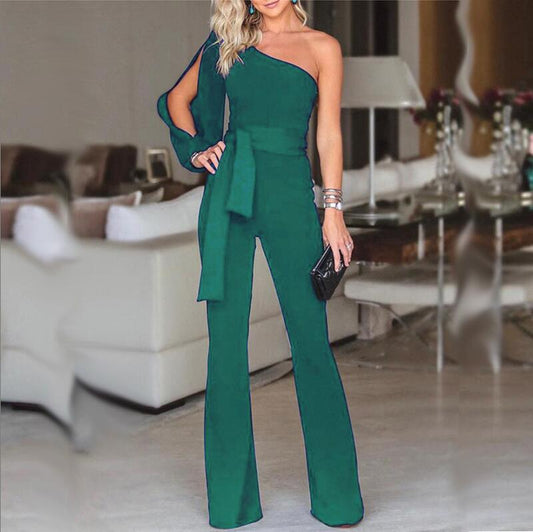 Combinaison pantalon à une manche longue - Chic&Shines