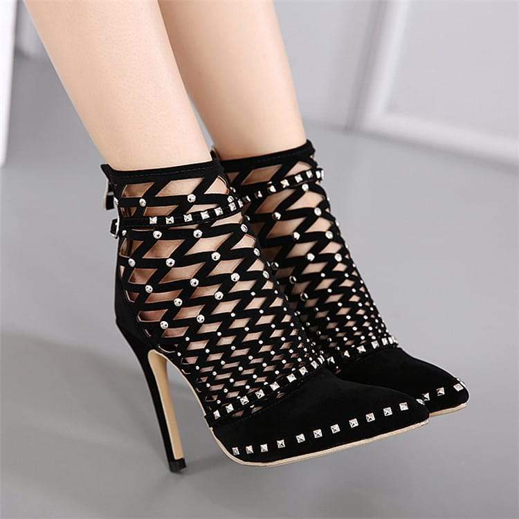 Talon Aiguille Daim Rivet