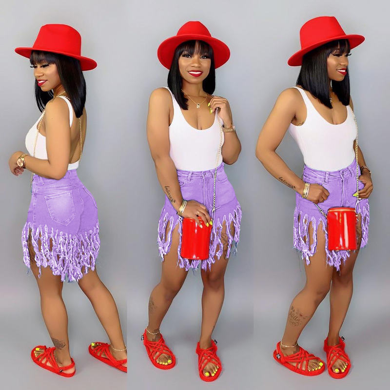 Short court jean déchirées - Chic&Shines