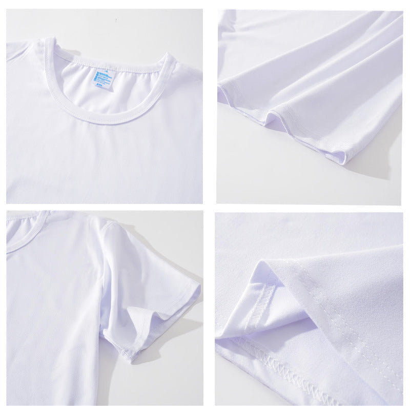 T-shirt col rond manche court imprimé graphique - Chic&Shines