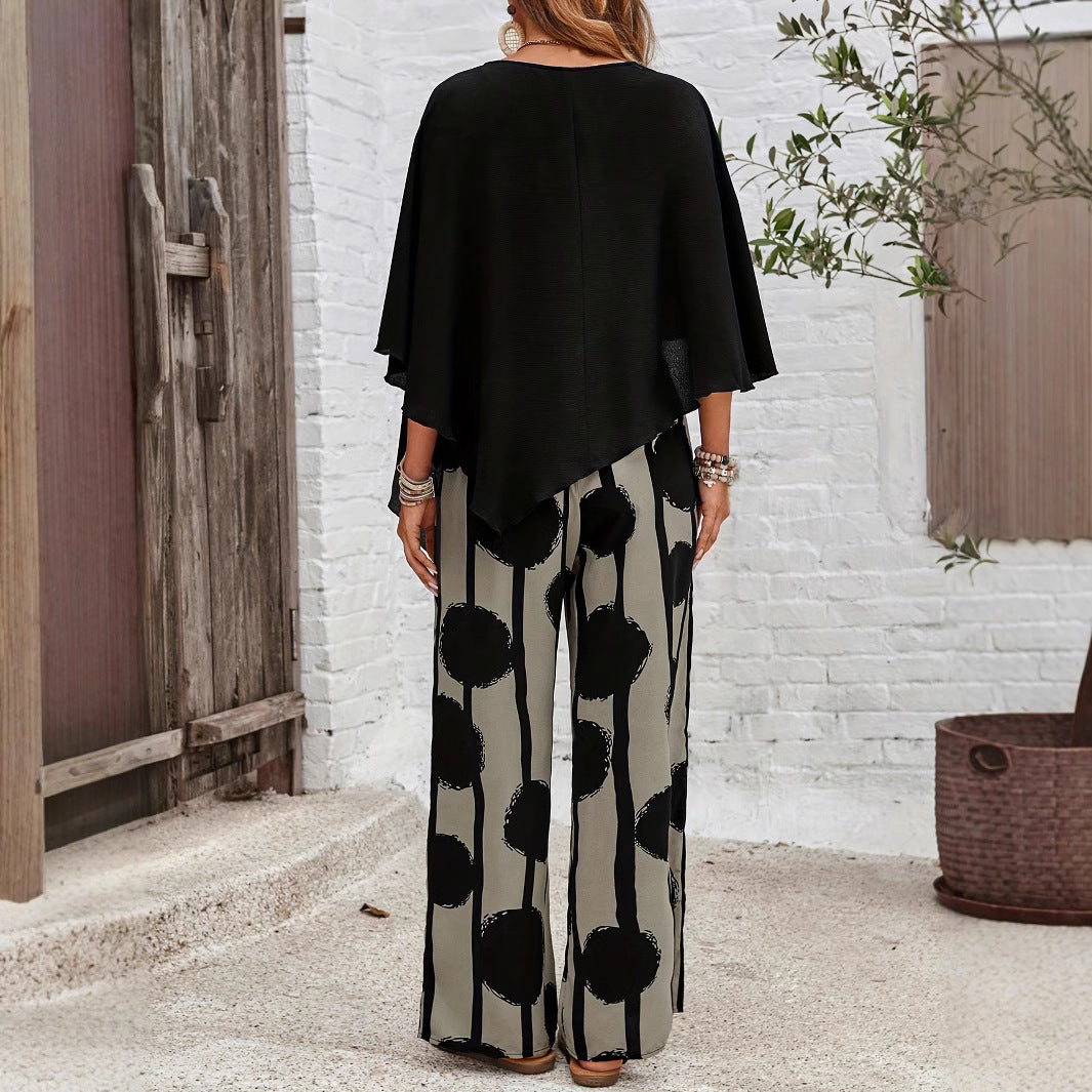 Ensemble haut et pantalon large