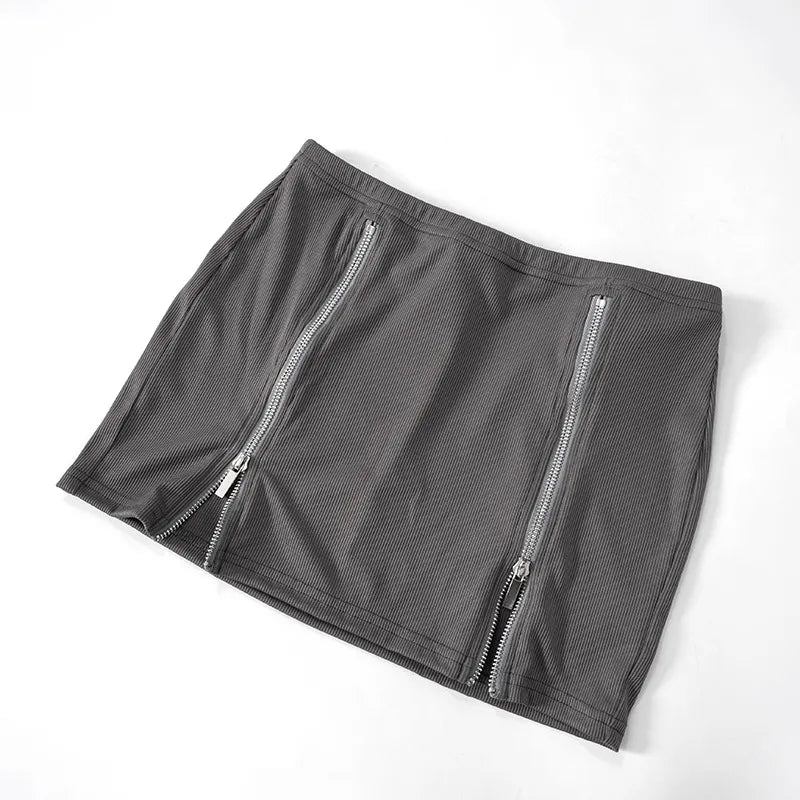 Ensemble veste manche longues éclair et jupe