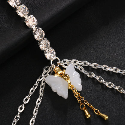 Chaîne de poitrine sexy en strass - Chic&Shines