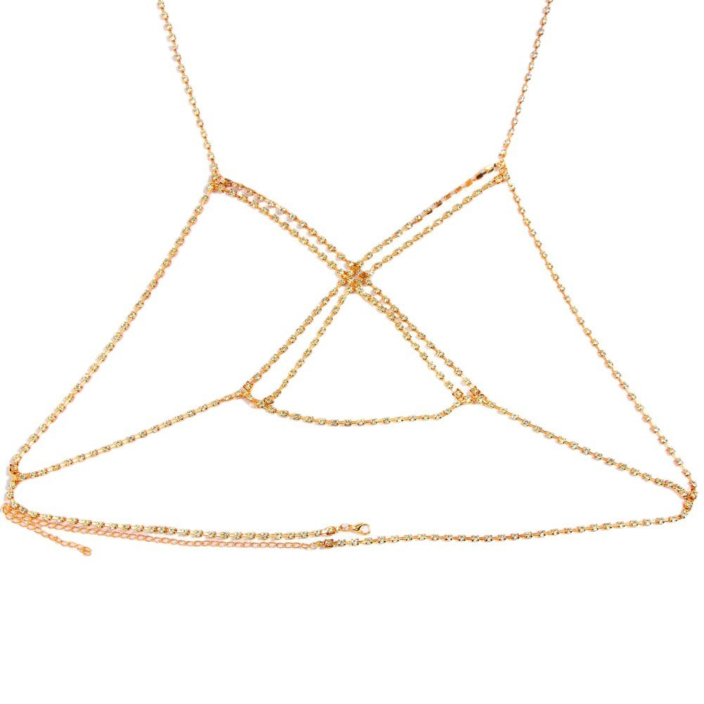 Bijoux de corps strass en croix