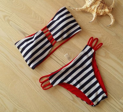Maillot de bain imprimé bikini - Chic&Shines