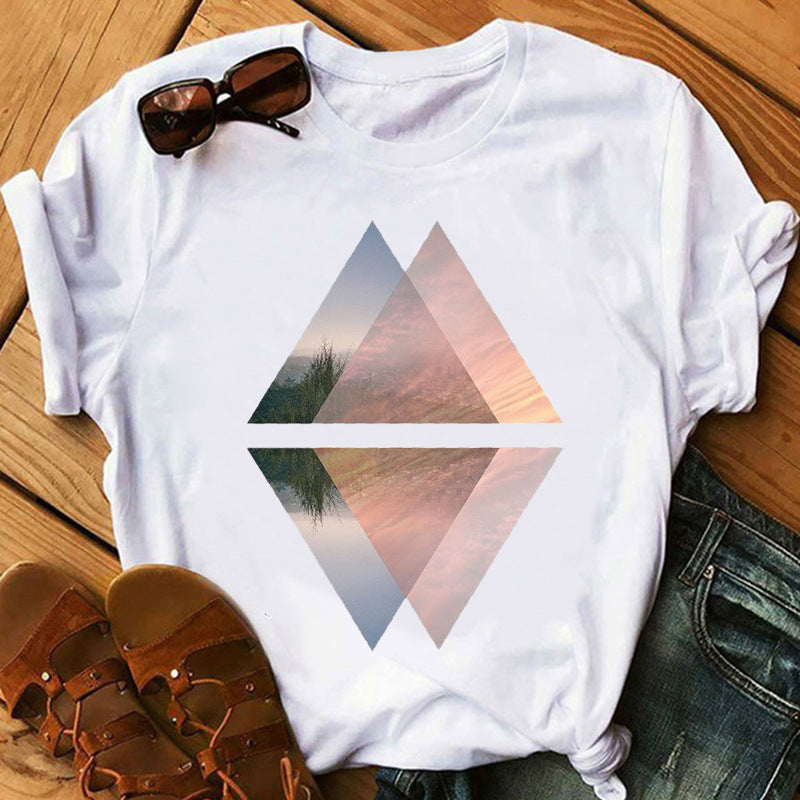 T-shirt à manches courtes imprimé