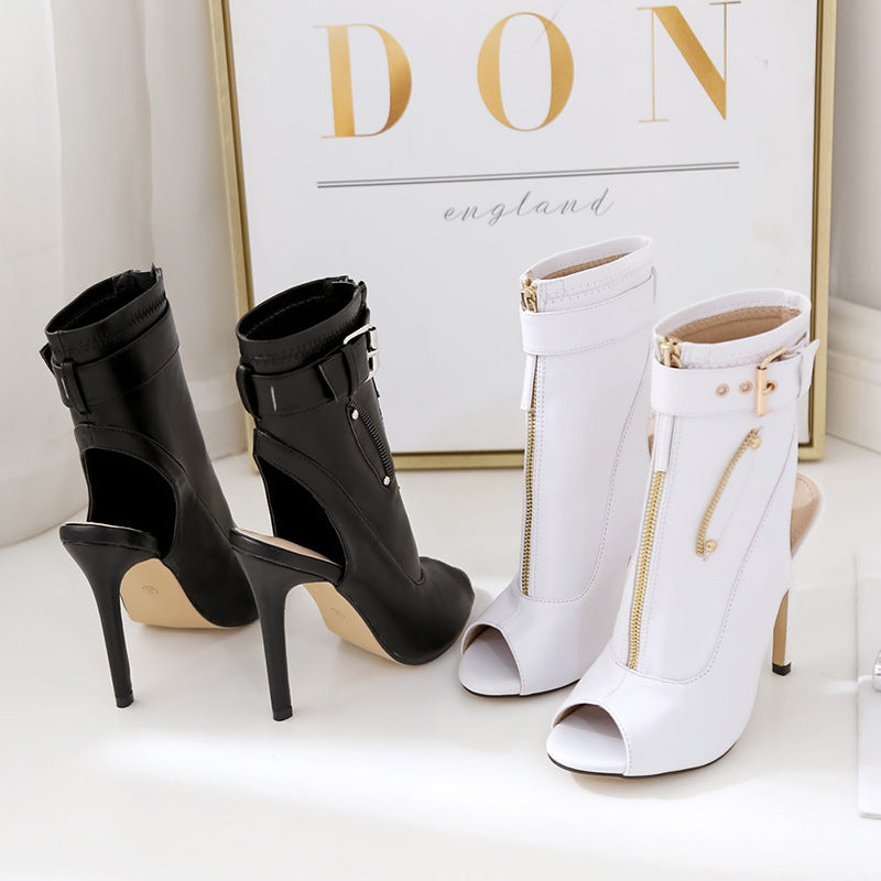 Talons hauts en simili cuir