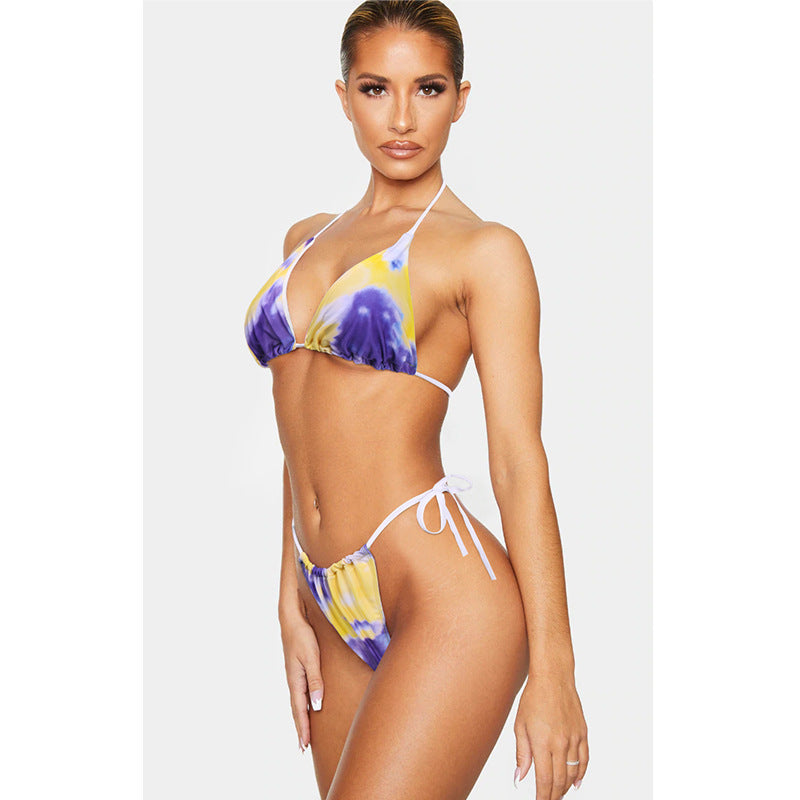 Maillot de bain bikini trois pièces