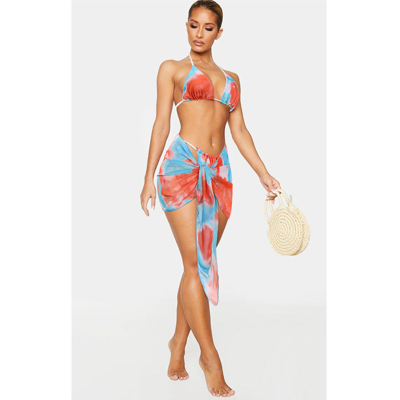 Maillot de bain bikini trois pièces