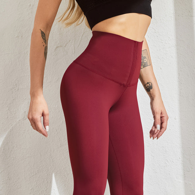 Leggings taille haute à crochet de sport