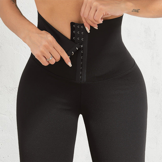 Leggings taille haute à crochet de sport