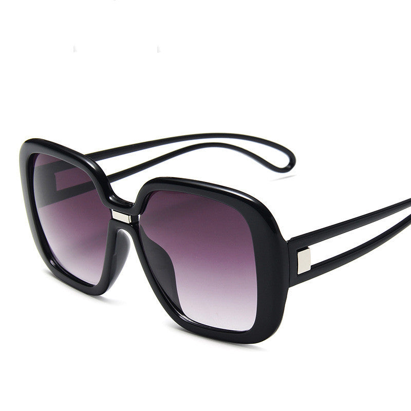 Lunettes de soleil à grande monture dégradée
